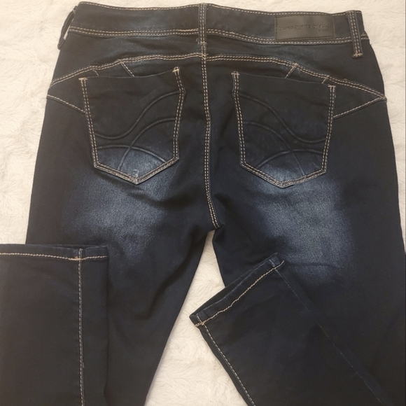 Rue21 Navy Blue Butt Lifting Skinny Jeans - Picture 2 of 5